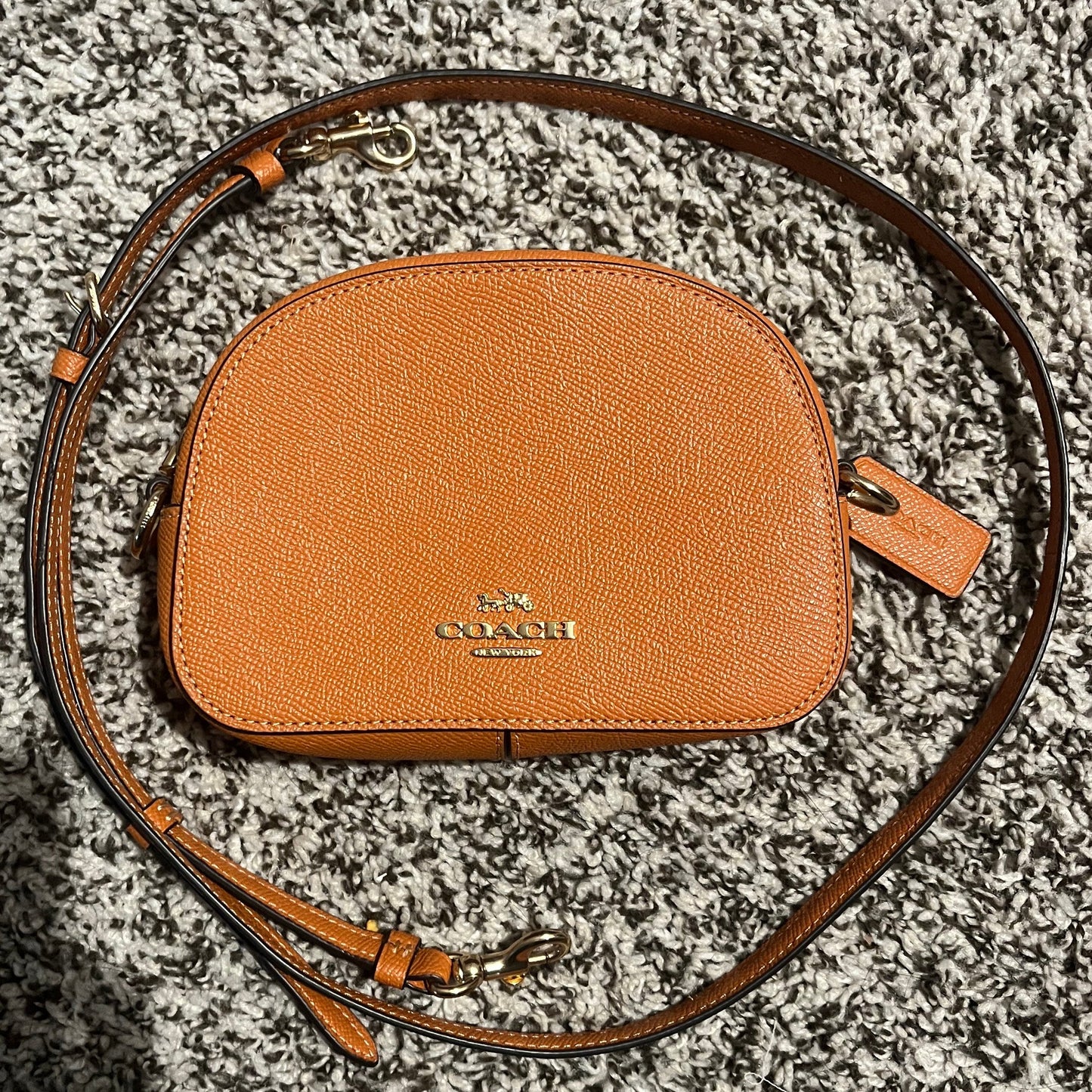 Coach Pebbled Leather Crossbody Bag